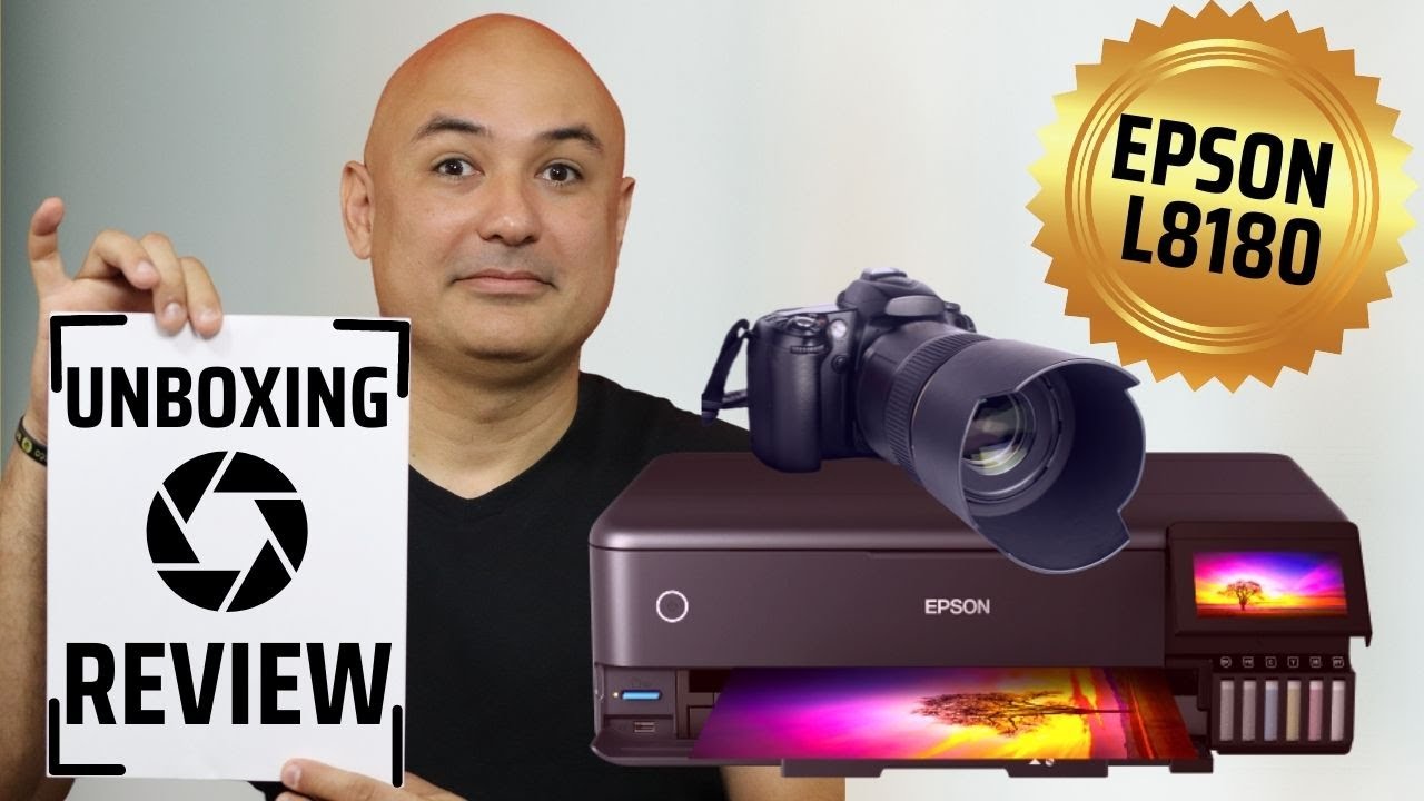 Epson L8180 Unboxing, Review e Instalação Wi-Fi