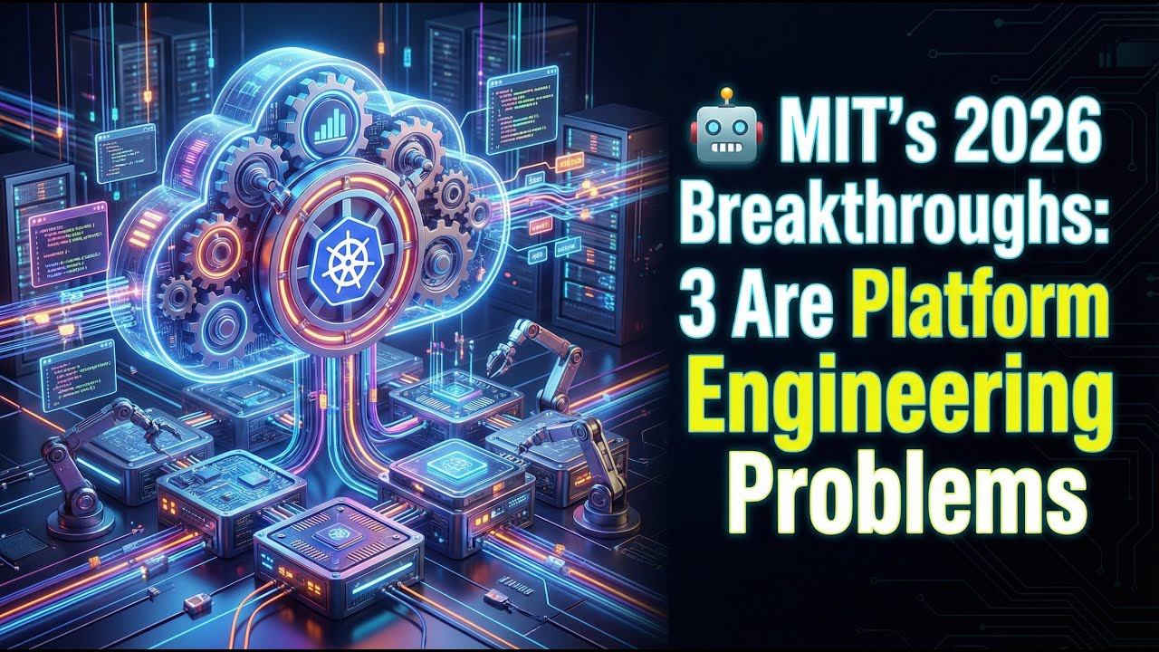 🤖 MIT's 2026 Breakthroughs: 3 Are Platform Engineering Problems