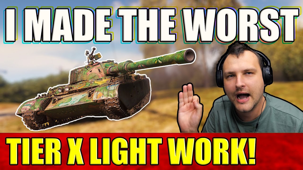 I Made the WORST Tier X Light Tank Work!! | World of Tanks