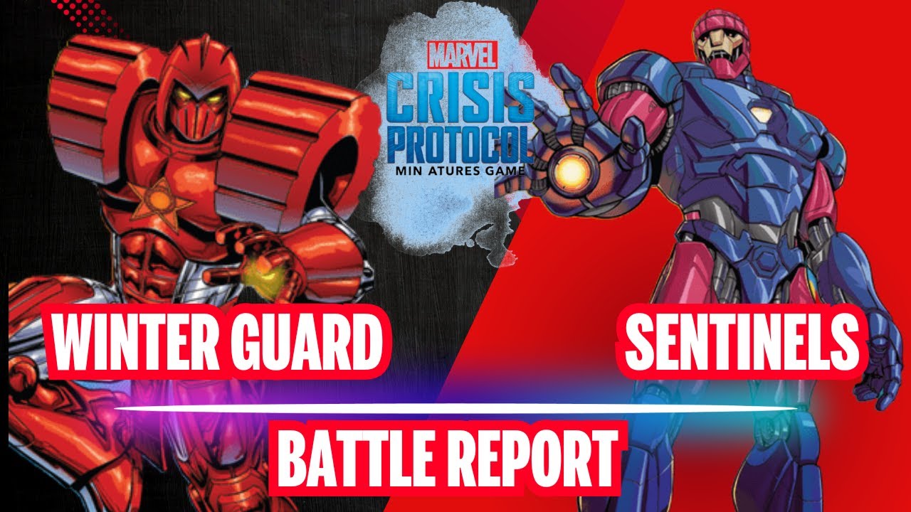 Marvel Crisis Protocol Battle Report Winter Guard vs Sentinels S05E14