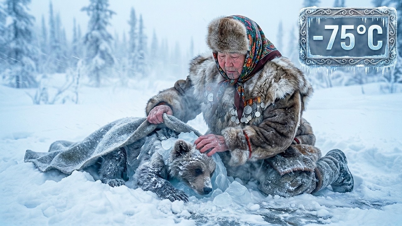 She’s 80 Years Old. At -75°C, She Risked Everything to Save This Cub.