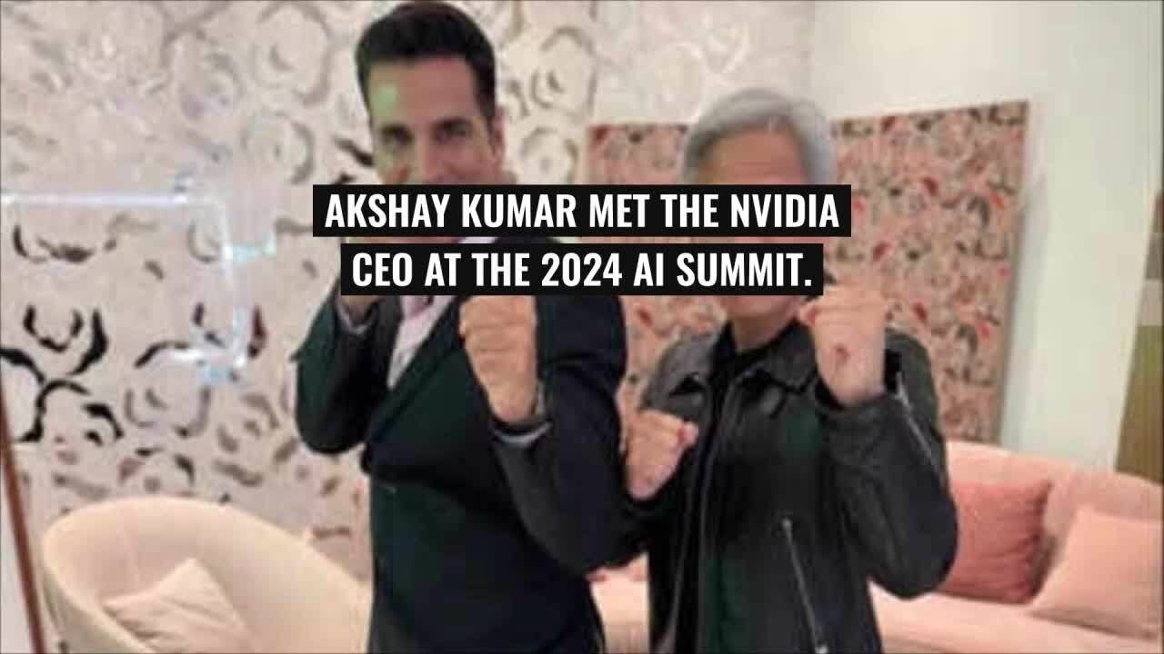 Akshay Kumar Meets Nvidia CEO; AI Partnership with Reliance Announced