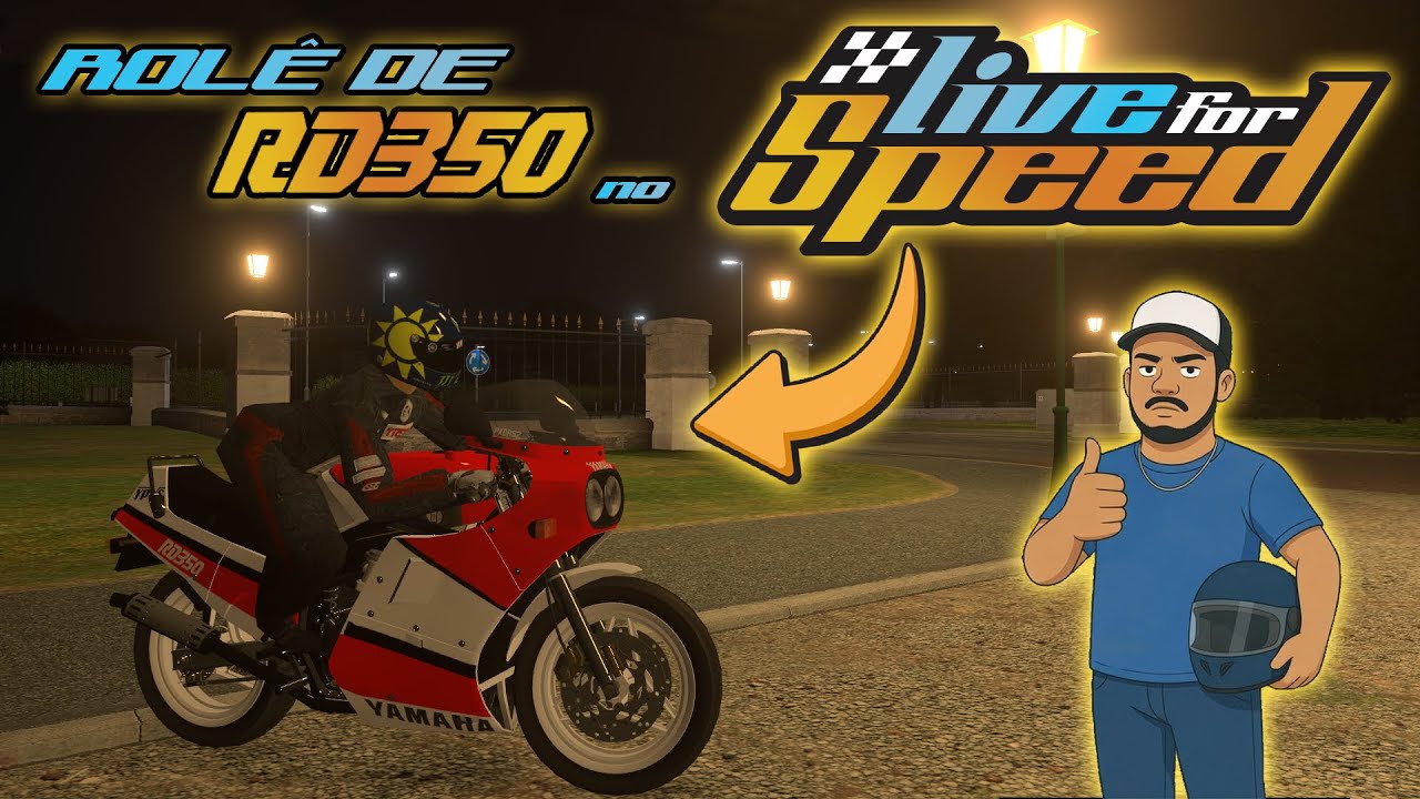 FUI DE RD350 NO ROLÊ DO POSTINHO 🔥🏍️
