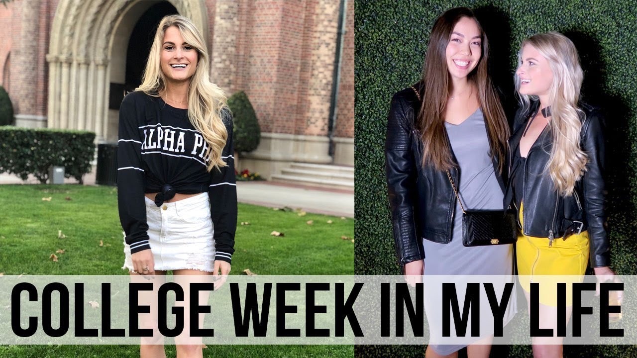 College Week In My Life: Midterms & Parties! | Tasha Farsaci