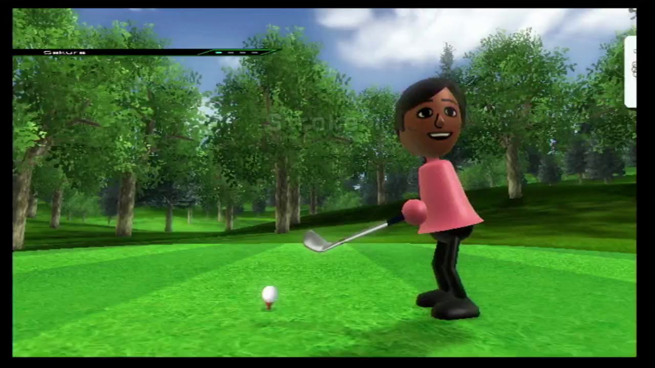 Wii Sports Golf Mike vs Keiko vs Sakura