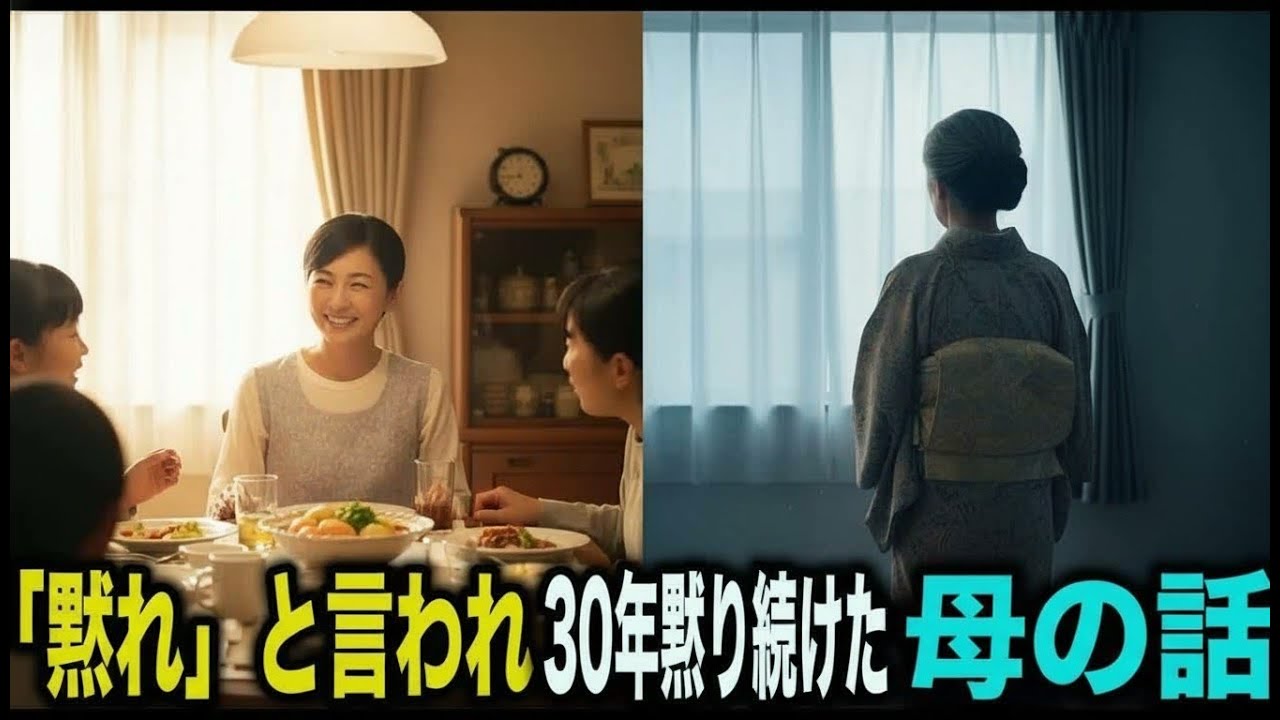 「黙れ」と告げられた日、母は本当に口を閉ざした──1年後、その“沈黙”が家族関係を破綻させました。