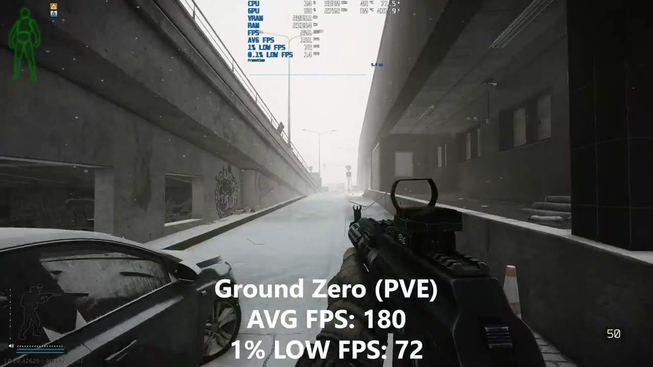 Escape from Tarkov 4K FPS Test (9950X3D, RTX5090)