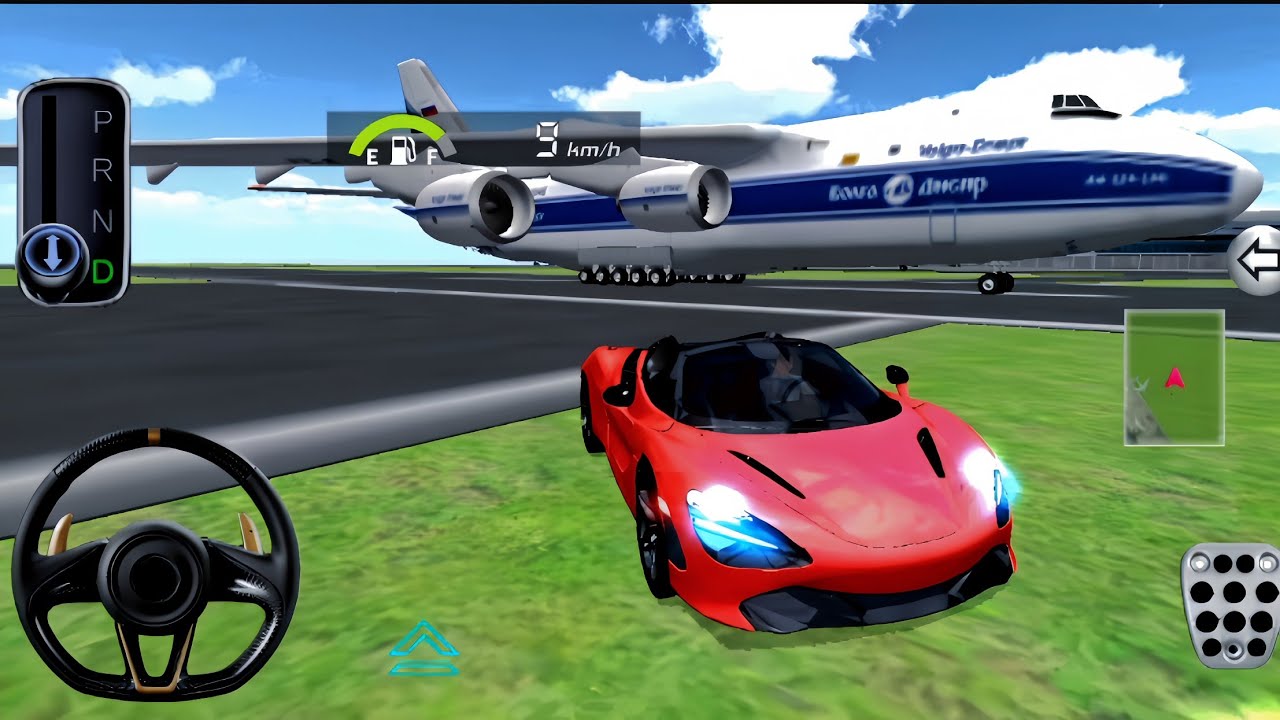 ✈️ Plane Ke Samne Car Chala Di?! 😱 Airport Runway Ka Sabse Dangerous Scene | 3D Driving Class 3