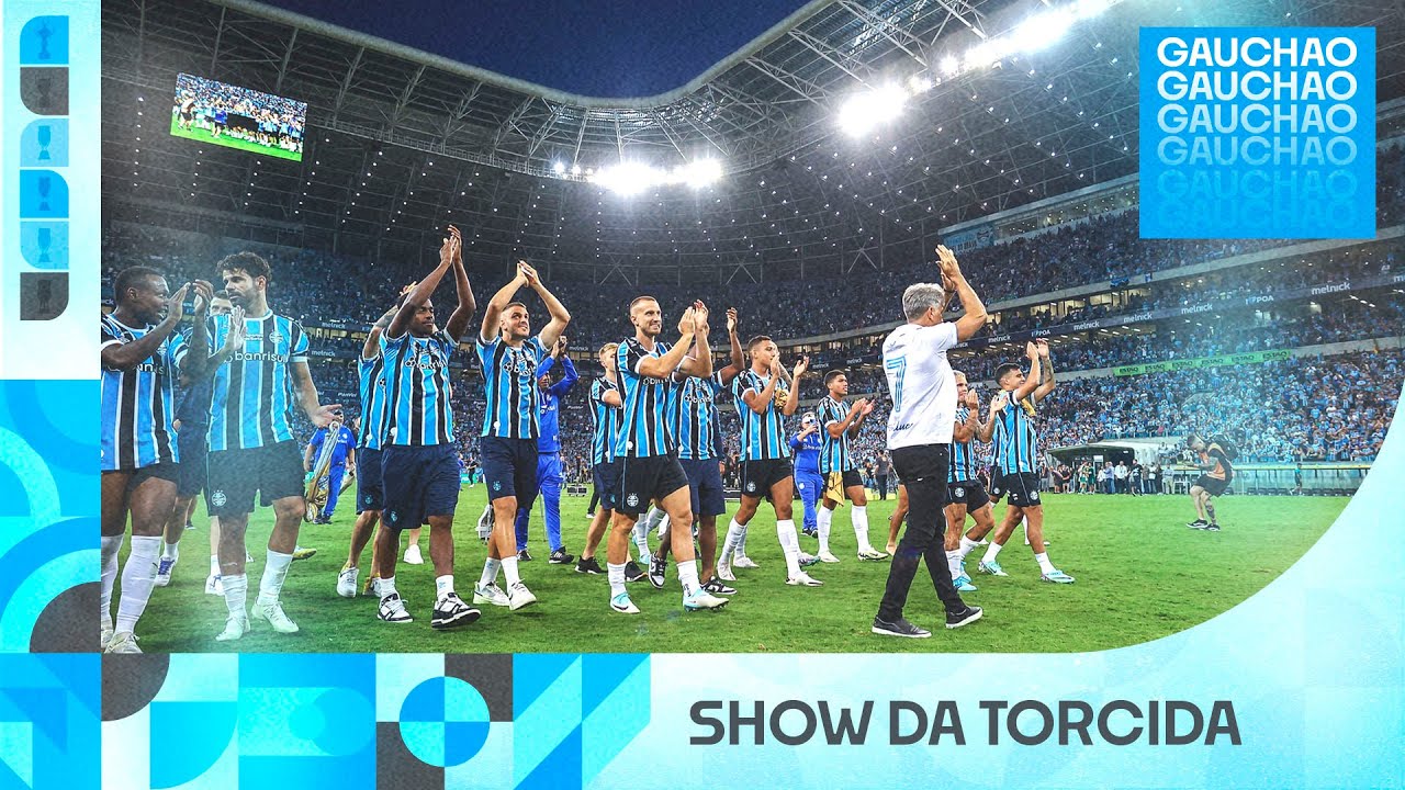 TORCIDA GREMISTA D&Aacute; SHOW MAIS UMA VEZ EM TARDE DE T&Iacute;TULO NA ARENA