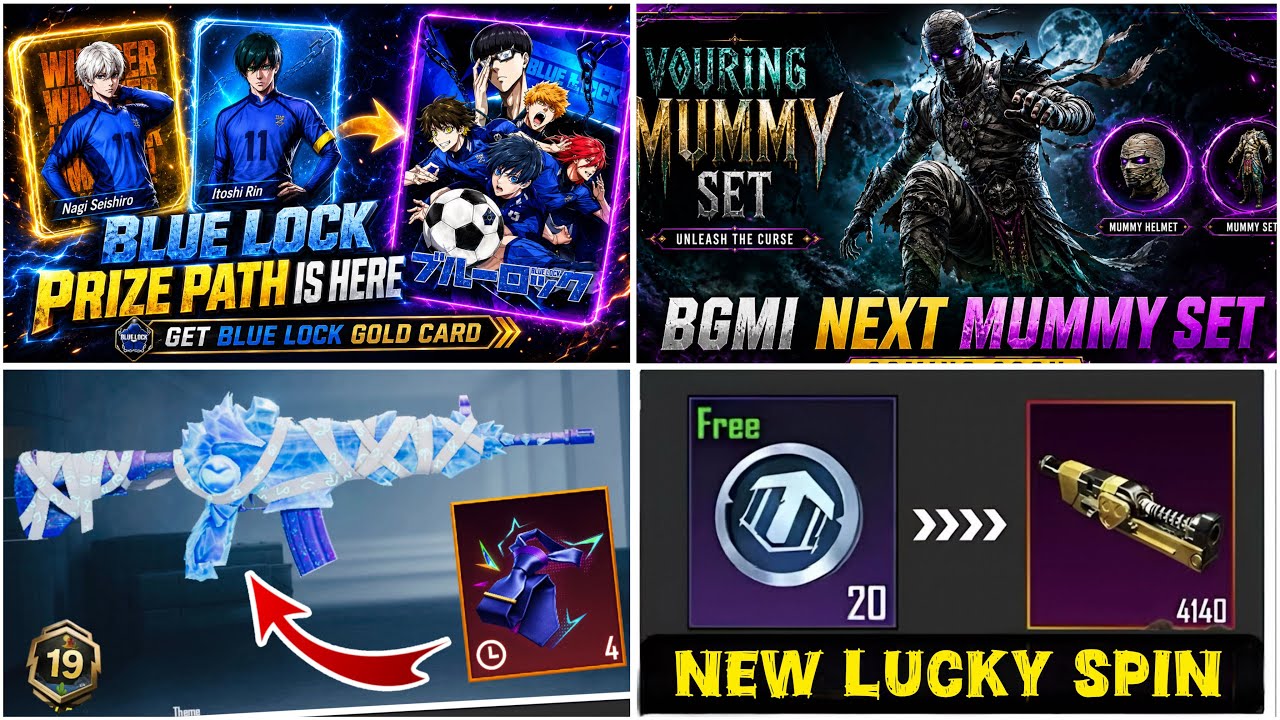 🛑 RAVEAL PRIZE PATH LUCKY SPIN ❄️ AKM GLACIER IN PREMIUM CRATE // NEW PRIZE PATH 4.4&rsquo; NEXT MUMMY SET