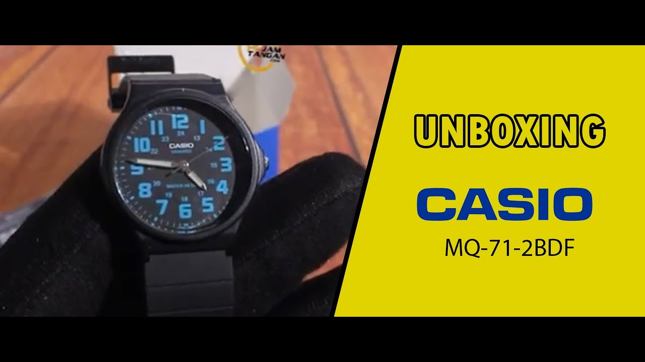 JAM TANGAN CASIO GENERAL MQ 71 2BDF / MQ-71-2BDF UNBOXING - GROSIRJAMTANGAN.COM