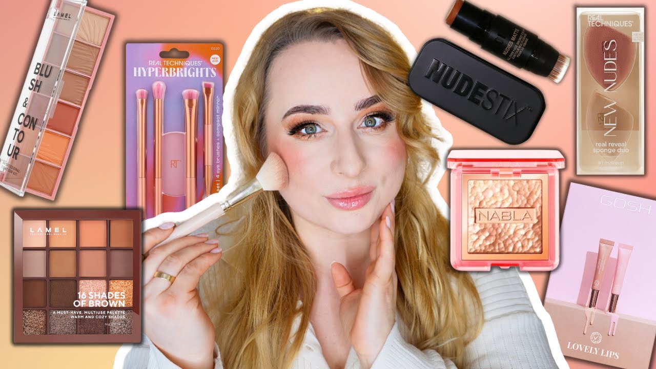 GRWM: Użyłam TYLKO nieznanych kosmetykow! 🛍️ Lamel, Nabla, GOSH... MAKEUP.PL