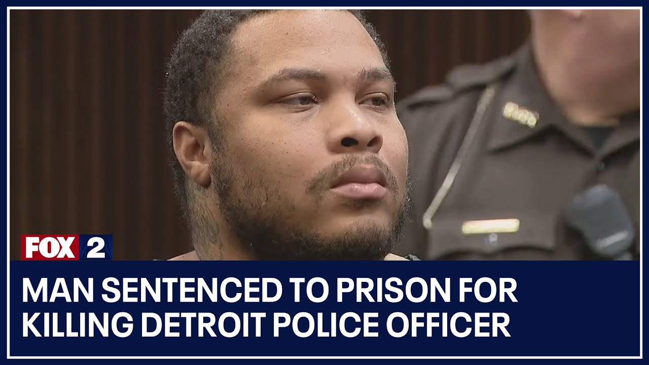 Man sentenced to prison for killing Detroit police officer