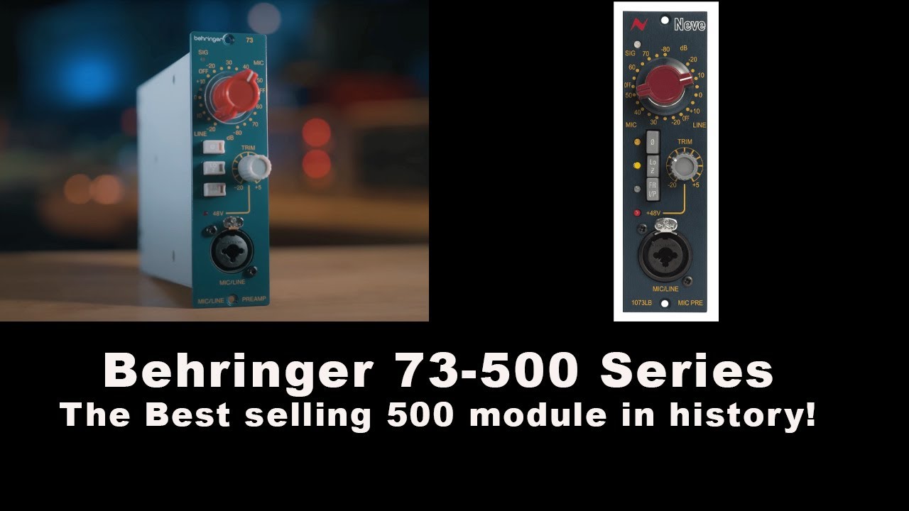 Модуль BEHRINGER 73 серии 500. Самый продаваемый модуль серии 500 в истории!
