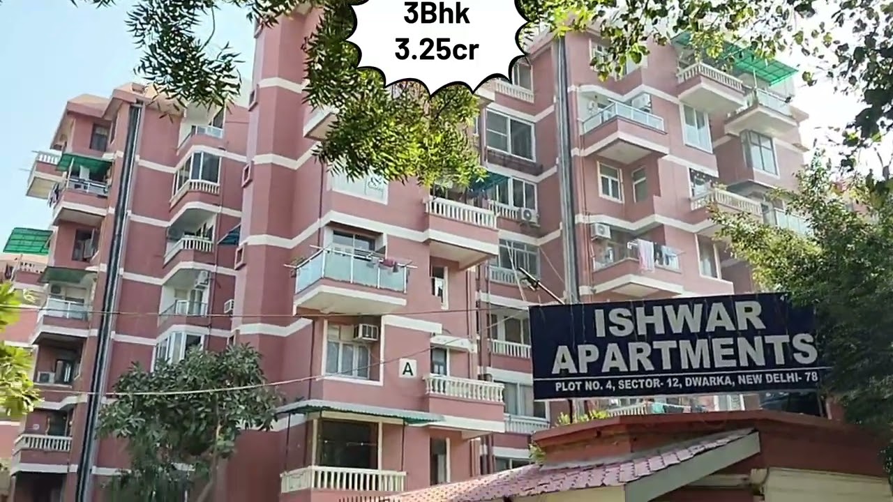 Dwarka, Resident, Society, Gated, Sector 12, 3Bhk+Servent 