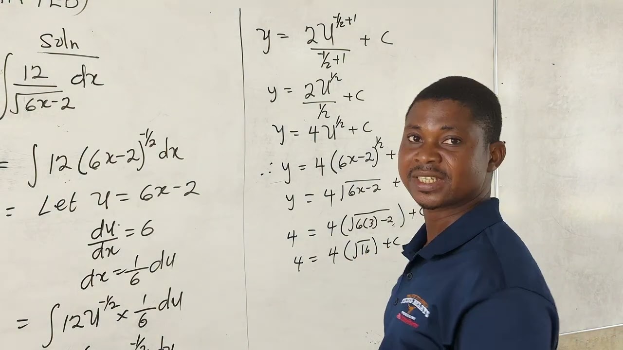 ELECTIVE MATHEMATICS: WASSCE PC 2025 (JAN -FEB).  QUESTION 11: INTEGRATION (EQUATION OF A CURVE).