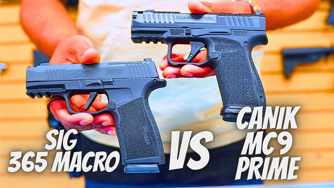 Сравнение Sig P365 X Macro и Canik Mete Prime