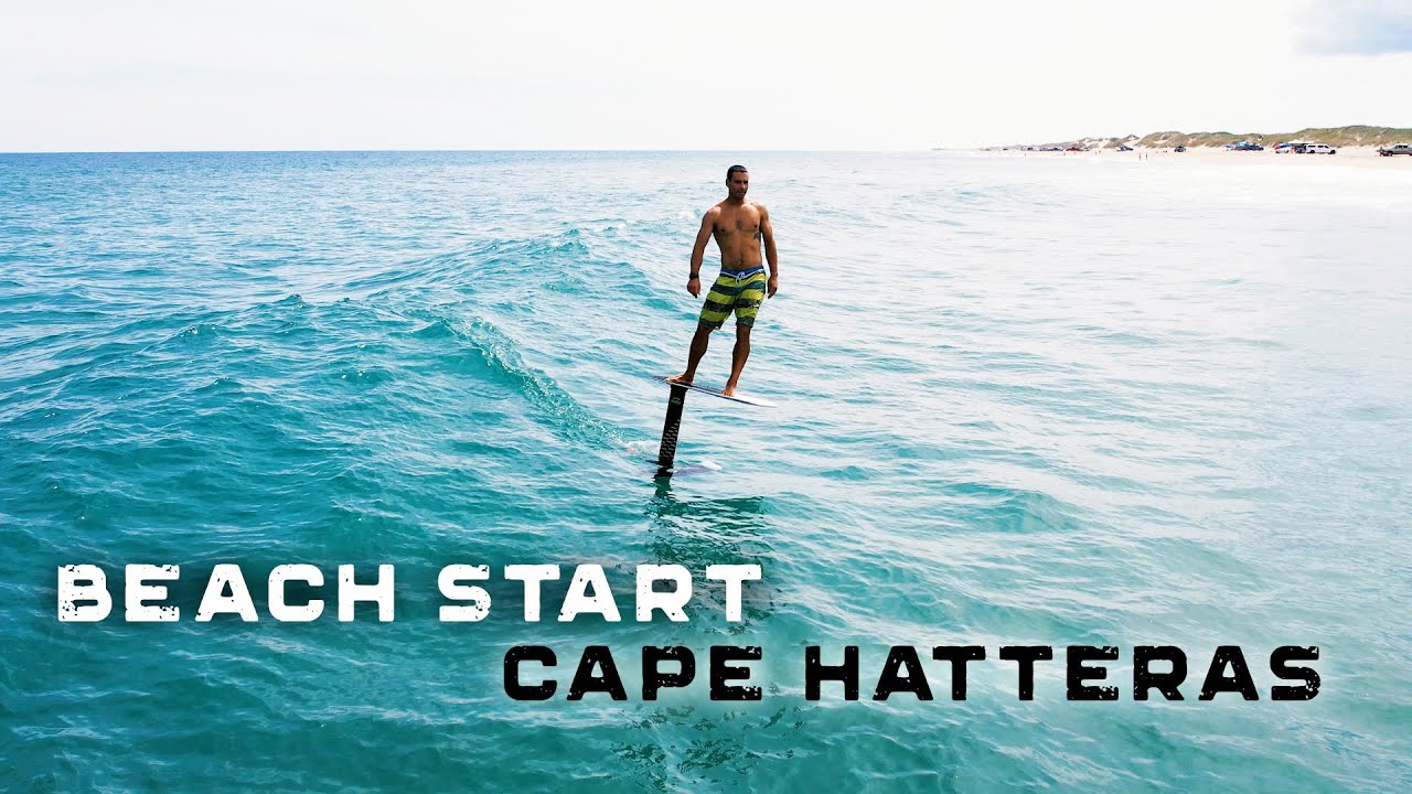 Beach Start in Cape Hatteras | Surf Foiling