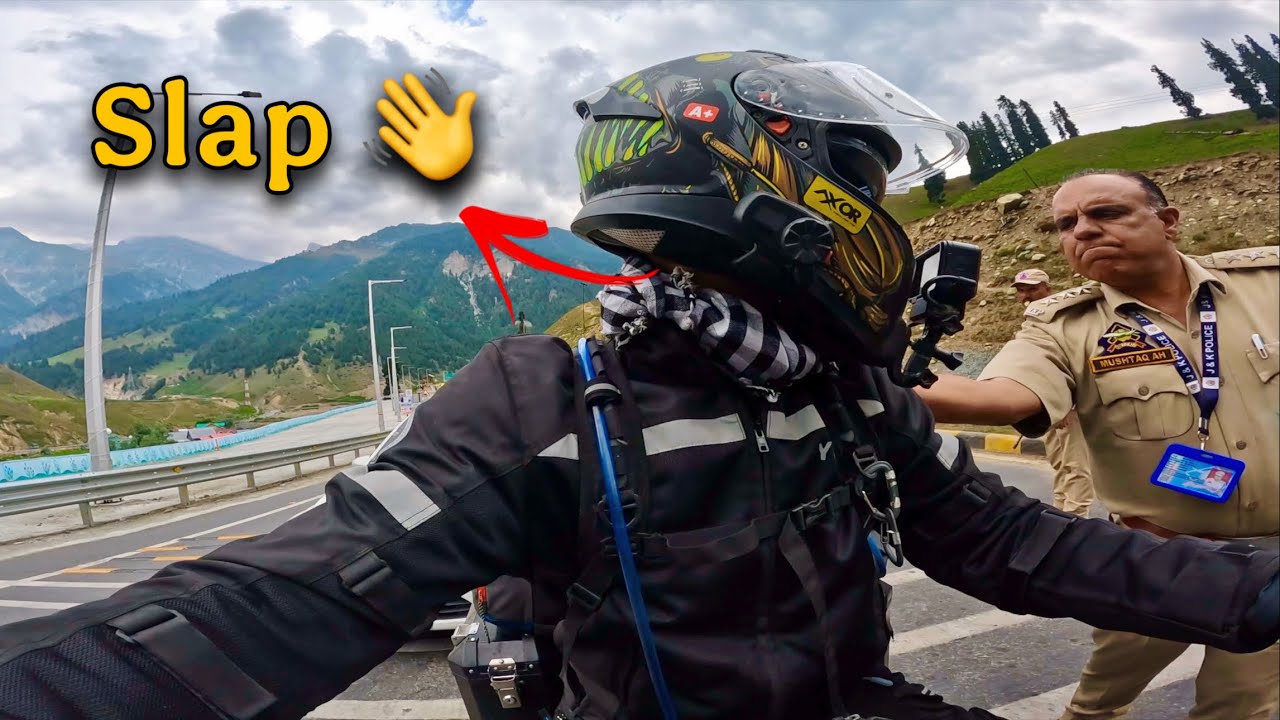 Why Policemen Slapped Me 😰 I Did Solo Night Camping In Sonamarg
