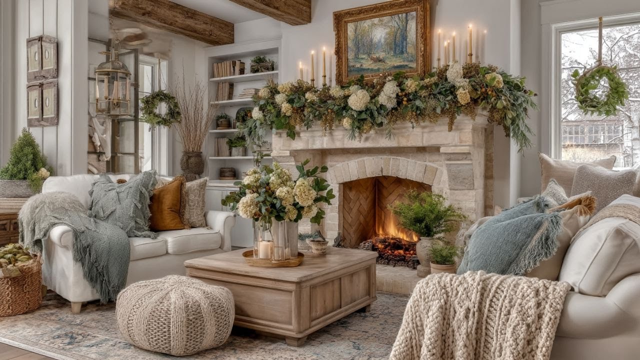Cozy Farmhouse Winter Decorating Ideas 2026 | Small Home Friendly & Affordable DIY