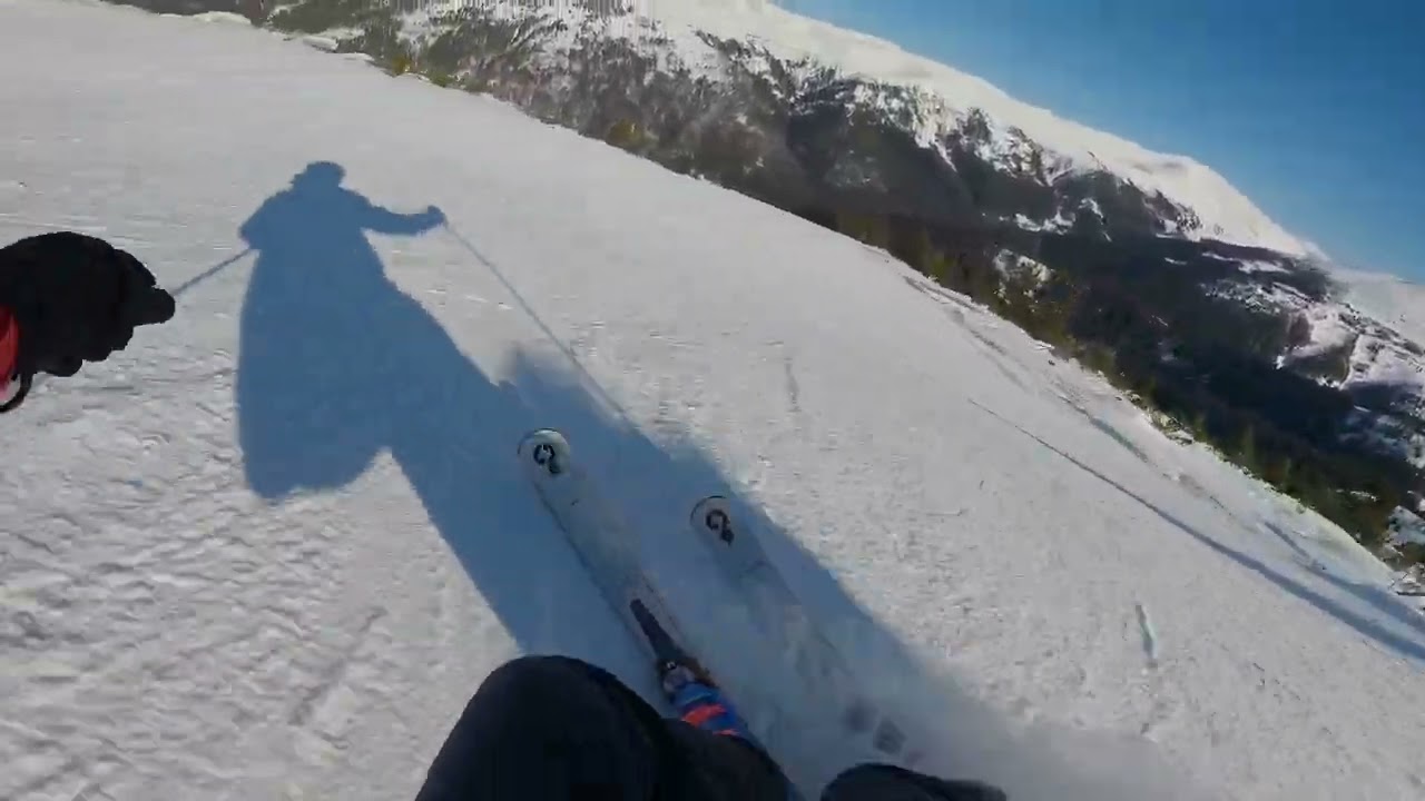 Kartala Ski resort. Bulgaria, Blagoevgrad/Ски парк Картала. Черна писта.
