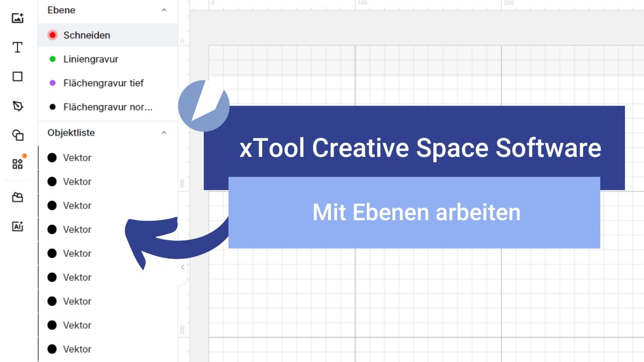 xTool Creative Space: So verwendest du die Ebenen