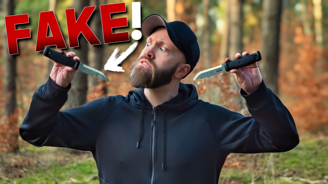 ORIGINAL vs. DREISTE FÄLSCHUNG – Erkennst DU das echte Morakniv Garberg?