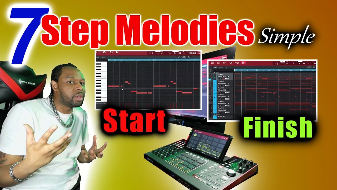 How to Make Simple Melodies into FIRE BEATS - MPC X Beat Making Tutorial - MPC Live 2, MPC One