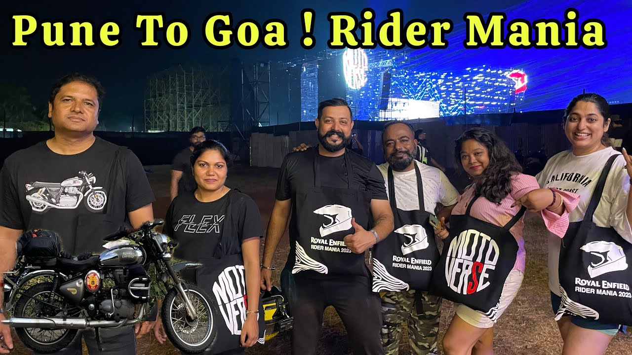 Rider Mania ! Pune To Goa Bike Ride ! Moto Verse ! @royalenfield