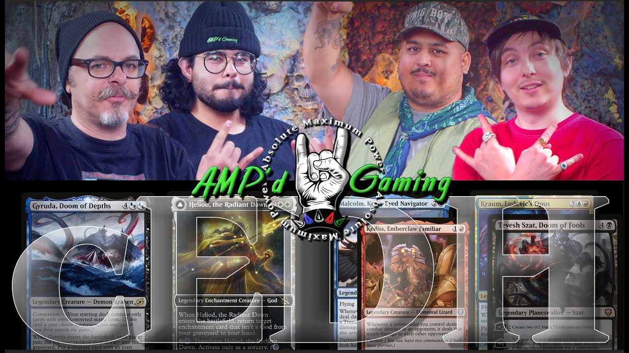 Competitive Commander Gyruda | Heliod | Malcolm Kediss | Kraum Tevesh cEDH AMPd Gaming Ep12 Phyrexia