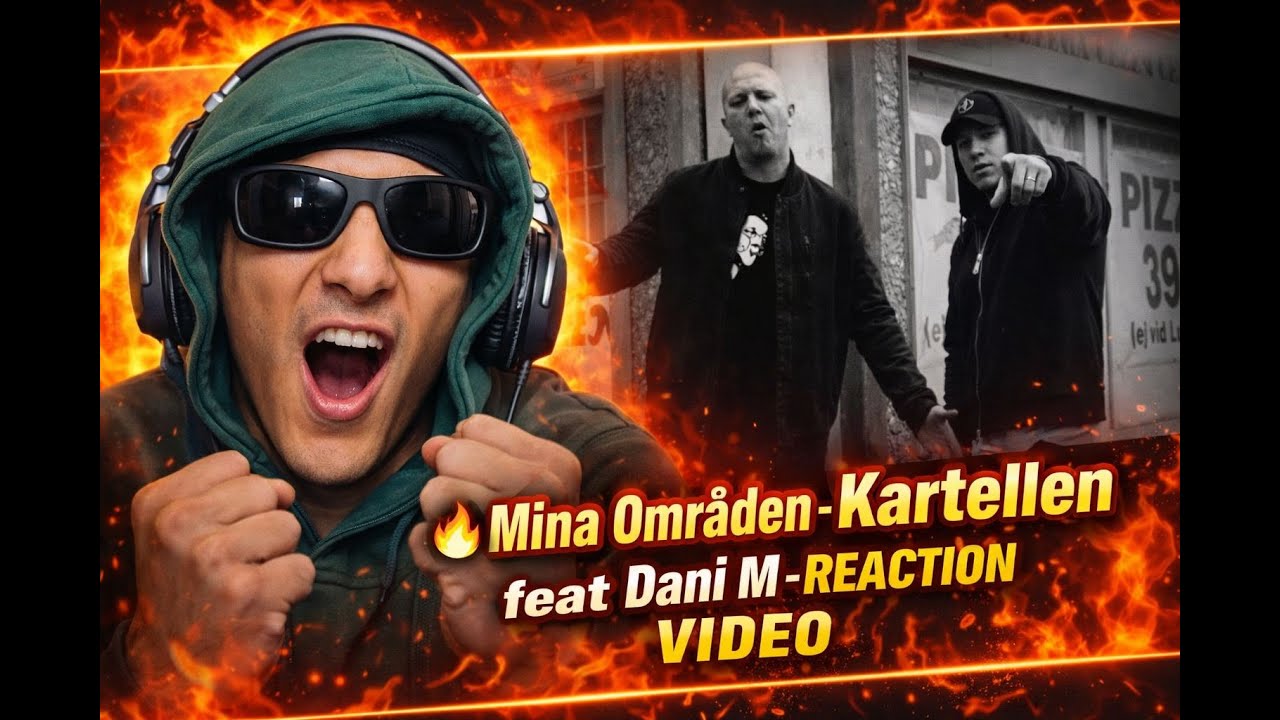🔥 Mina Områden - Kartellen feat Dani M - Reaction Video
