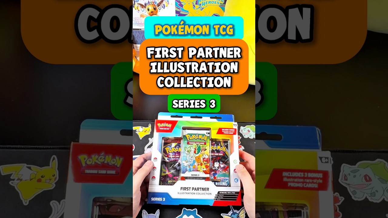 Коллекция иллюстраций First Partner, серия 3! Раунд 2! 🔥 #покемон #картыпокемонов #pokemontcg