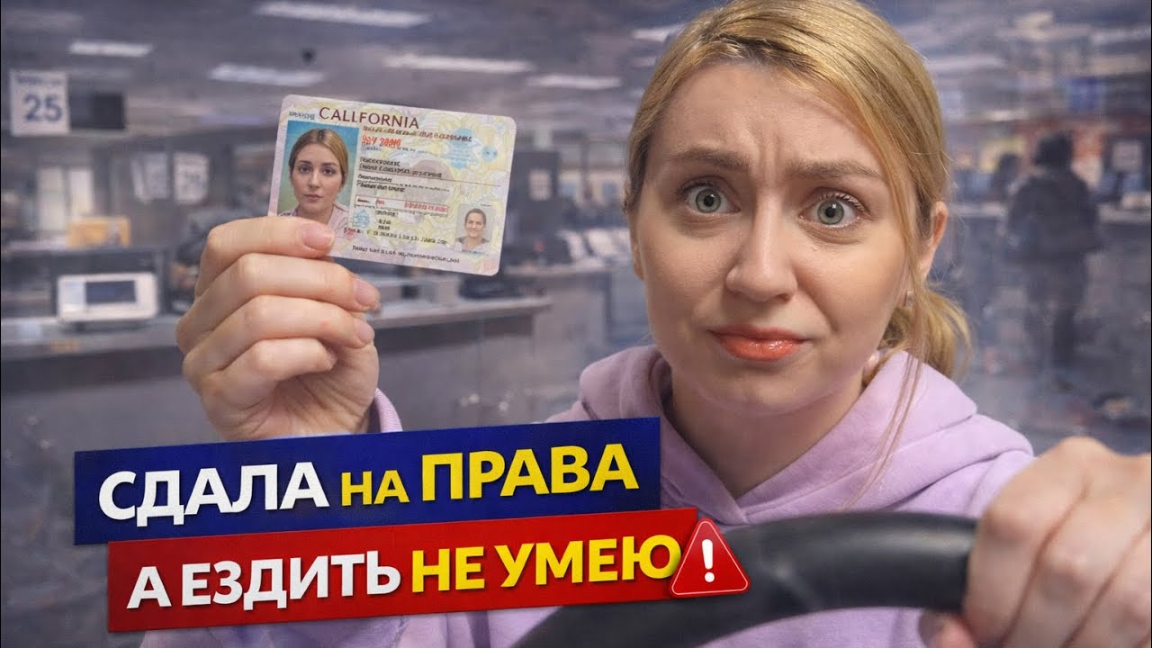 Получила права в США: Что дальше? 🛑 Почему важно знать ПДД, а не просто гонять