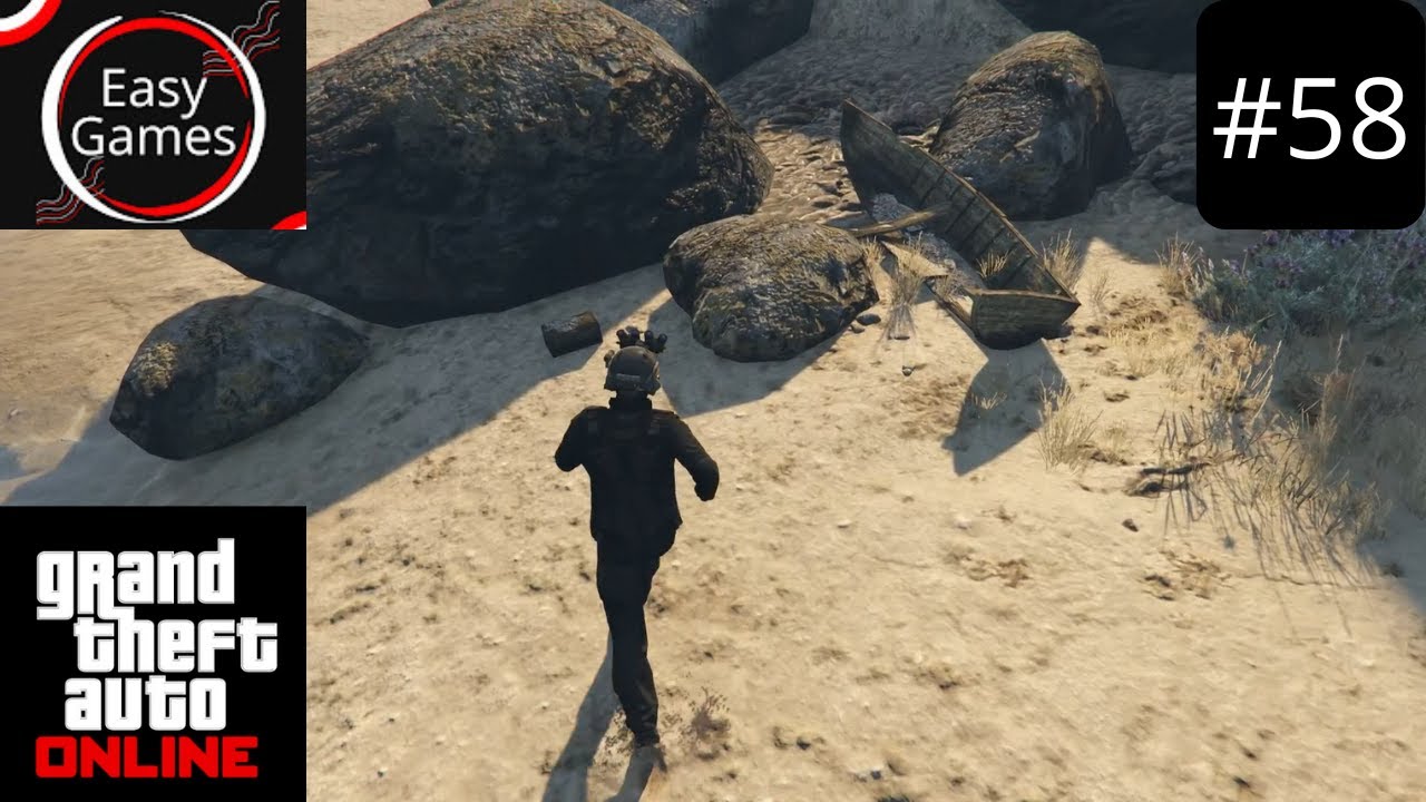 GTA 5 ONLINE - #58 - ENCONTRANDO O TESOURO DE UM NAUFRÁGIO NA PRAIA - PLAYSTATION - MODO ONLINE