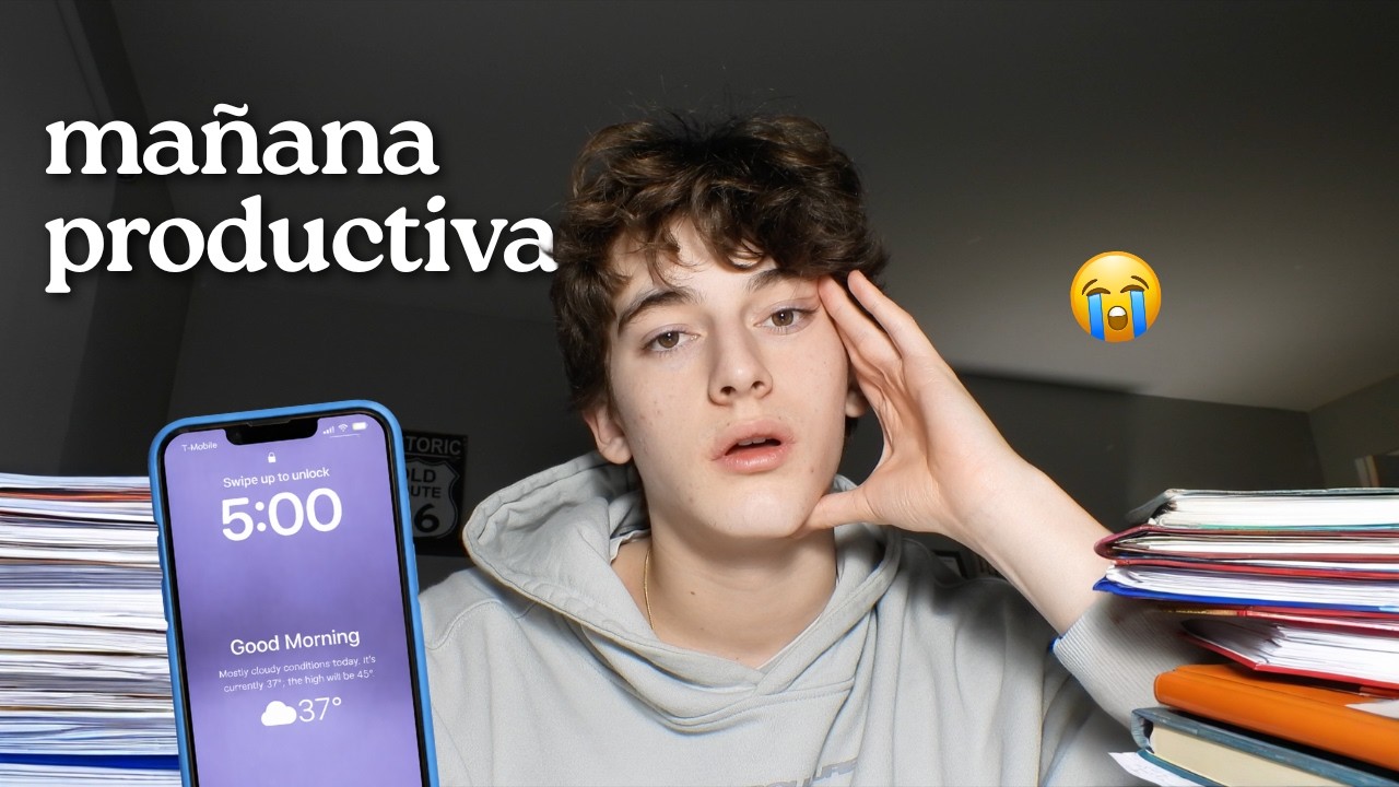 Levantándome a las 5:00 AM para hacer TODOS mis deberes