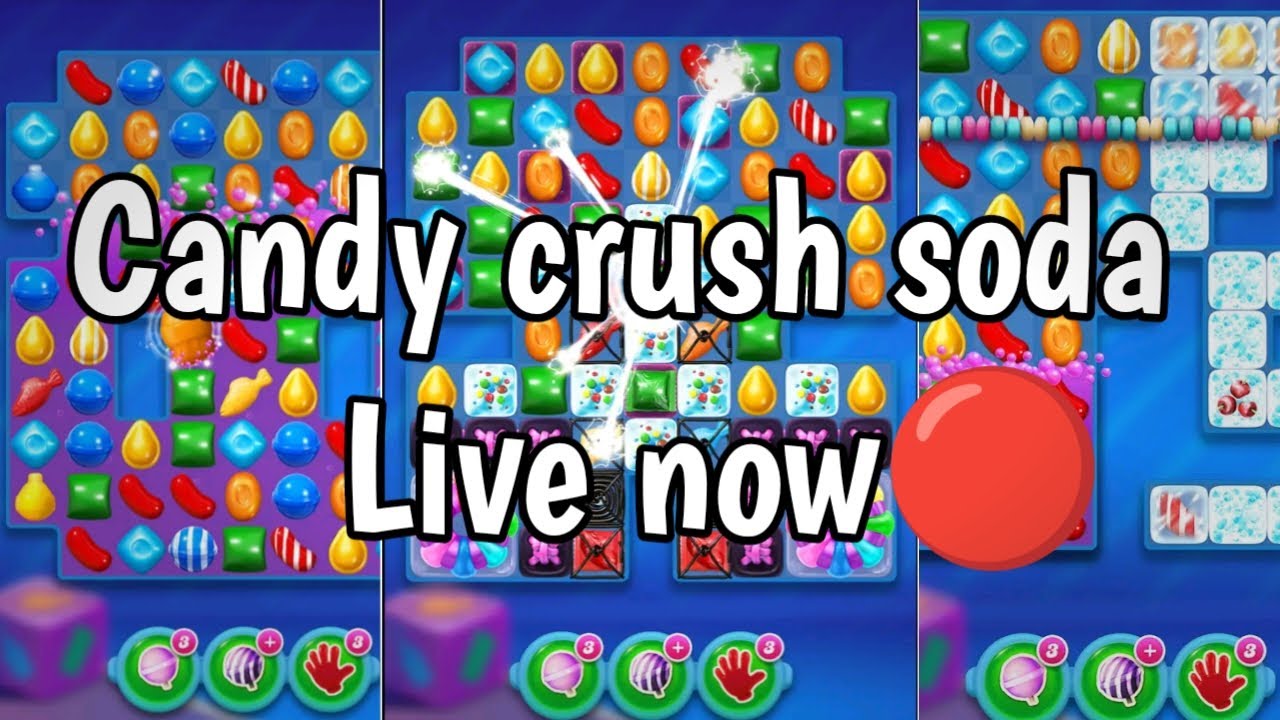 #Gameoffline candy crush soda live 🔴