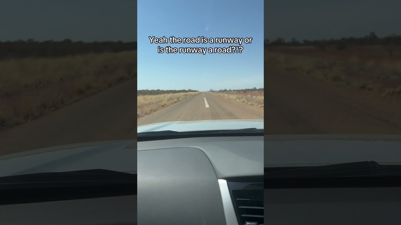 Road or runway? Why not both 🤷&zwj;♀️ #windorah #outbackaustralia #roads #thesanctuarybne #roadtrip