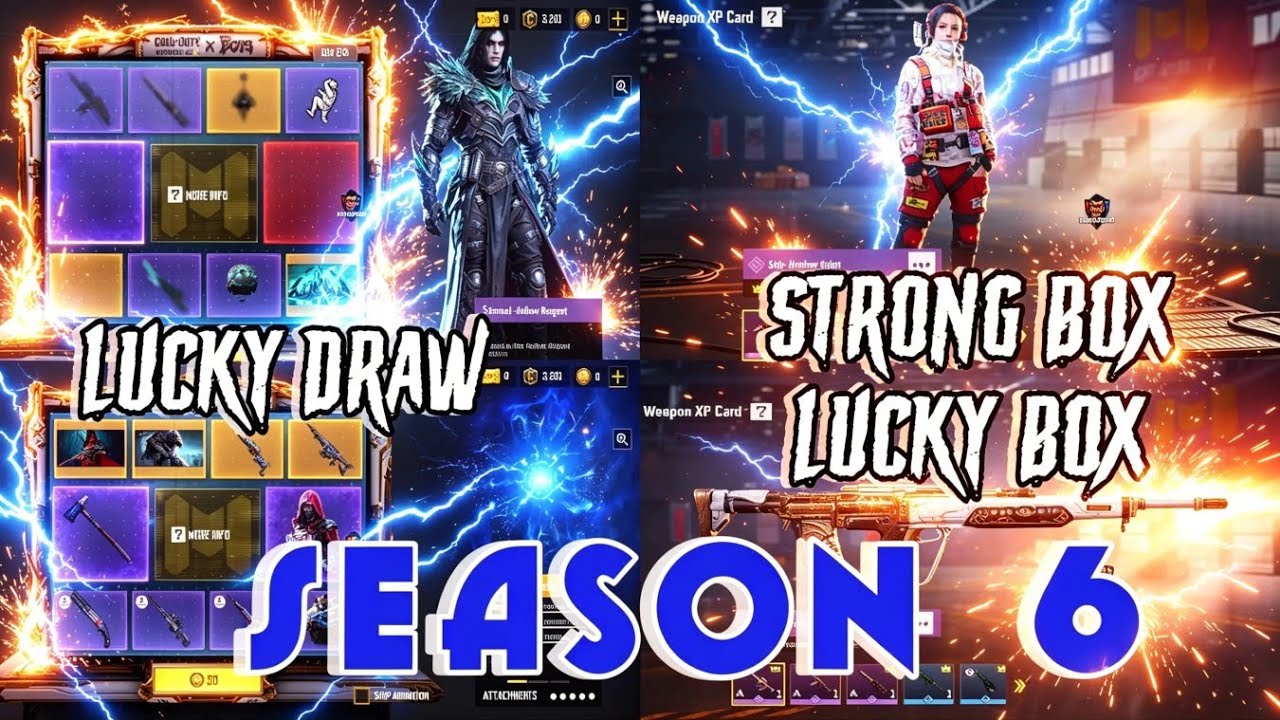 *SEASON 6* New LUCKY Draw | New Crates, Strongbox, LUCKY Box & More | CODMobile Leaks S6 | Mythic 😱