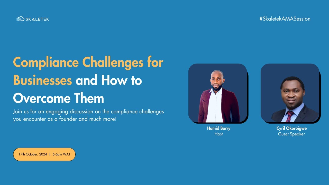 Skaletek October AMA and Compliance Challenges for Businesses and How to Overcome Them