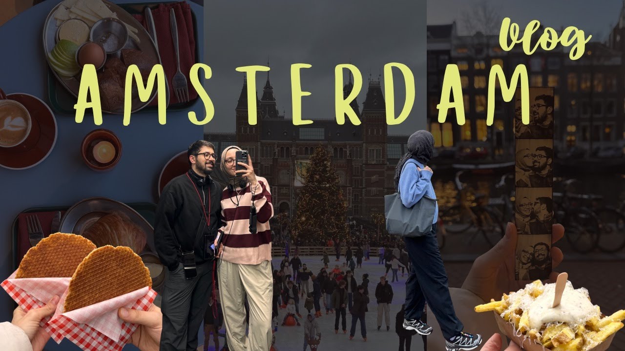 Amsterdam Vlog: müzeler şehri, masalsı köy ve christmas market 🧣✨🎄