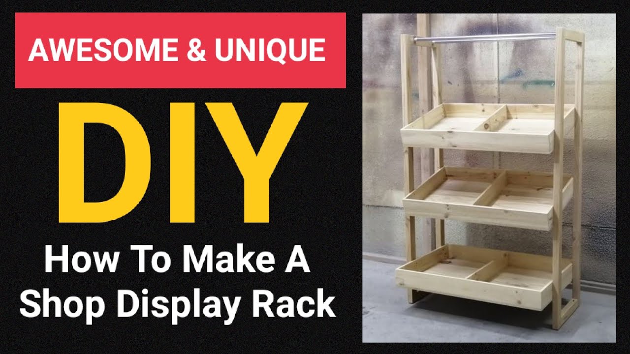 DIY Pinewood Unique And Awesome DIY Display Rack EP29 #display #rack