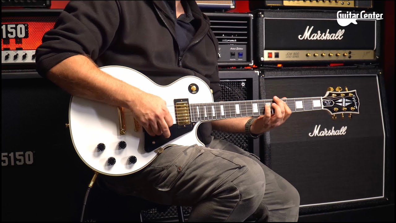 Epiphone Les Paul Custom Alpine White | TV Guitar Center