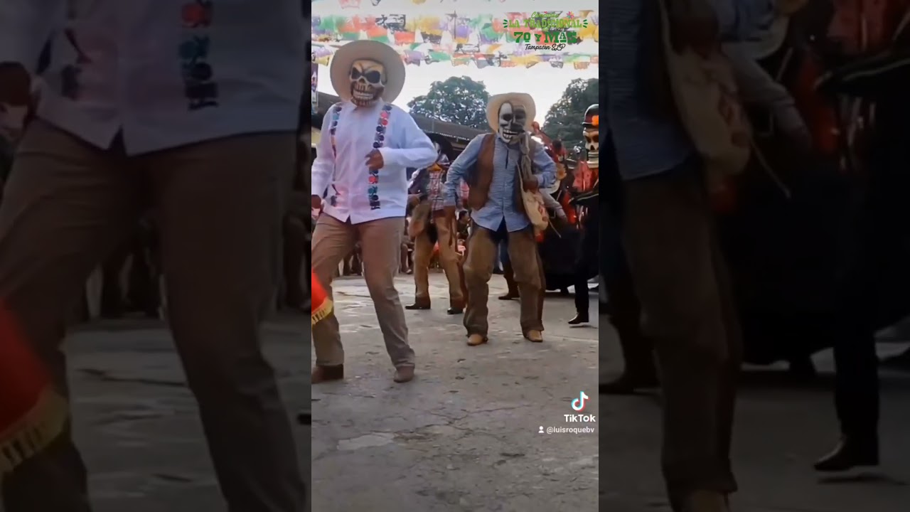 #Tradiciones #Xantolo Comparsa La Tradicional 70 y M&aacute;s 🇲🇽🏵️🎻💀🌿