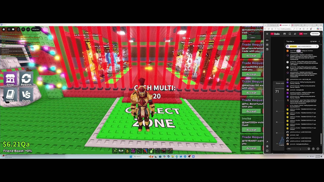 Trading in SAB Live!!!