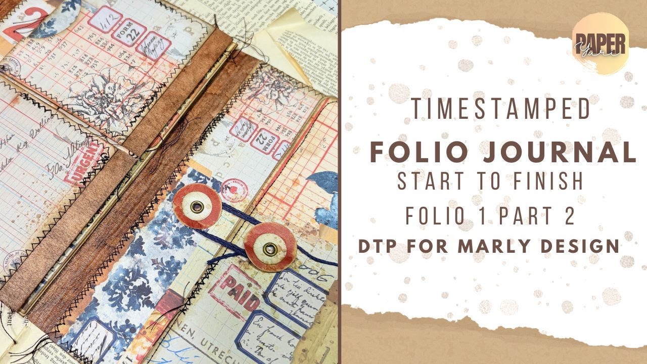 Time-stamped Folio Journal - Start to finish - Folio 1-  part 2 - DTP for  @Marlydesign ​