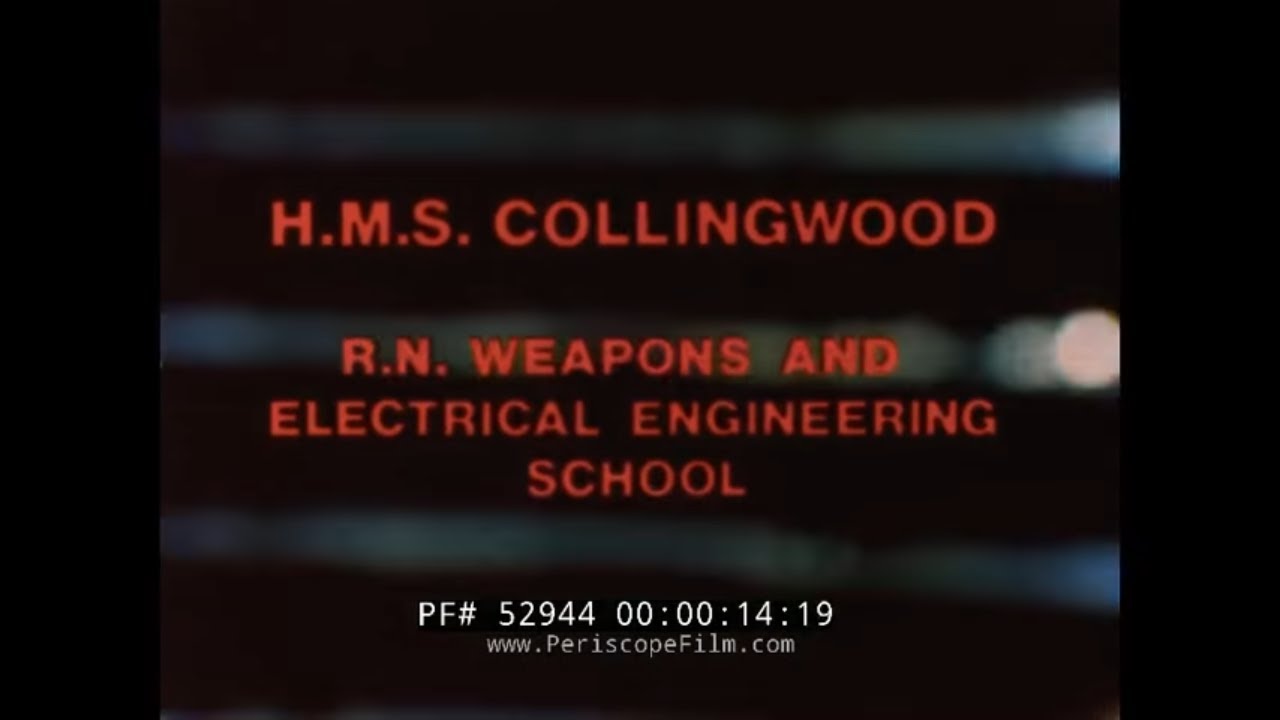 ROYAL NAVY  HMS COLLINGWOOD MARITIME WARFARE SCHOOL SHORE ESTABLISHMENT 52944
