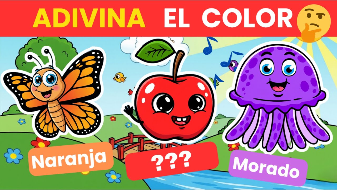 Adivina el color🌈♥️☘️Juega y Aprende🥳😍 fácil y divertido #videosparaniños #canalinfantil