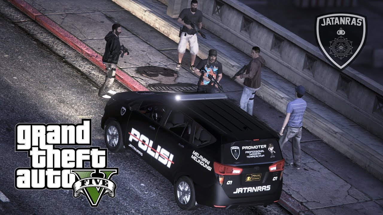 GTA 5 LSPDFR INDONESIA - EP 07 - Patroli JATANRAS!!! (GTA 5 REAL LIFE PC MOD)