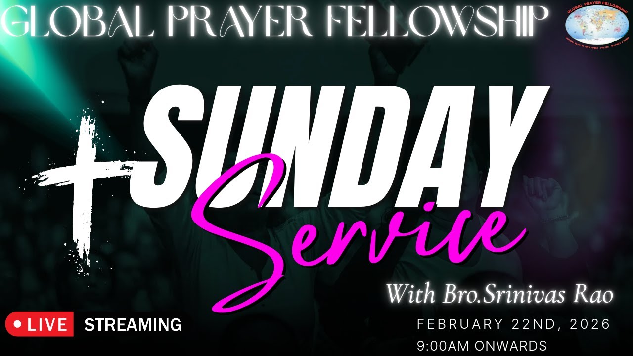 GPF SUNDAY SERVICE WITH BRO. SHRINIVAS RAO