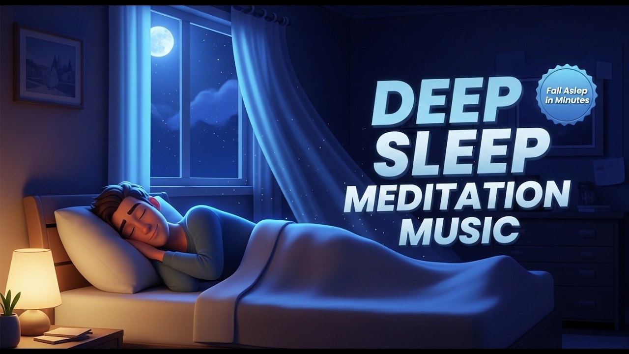 Deep Sleep Meditation Music 🌙 Fall Asleep in Minutes | Relaxing Calming Background for Sleeping